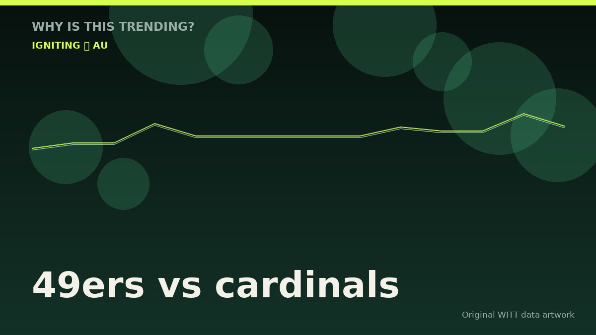 49ers vs cardinals original attention timeline illustration