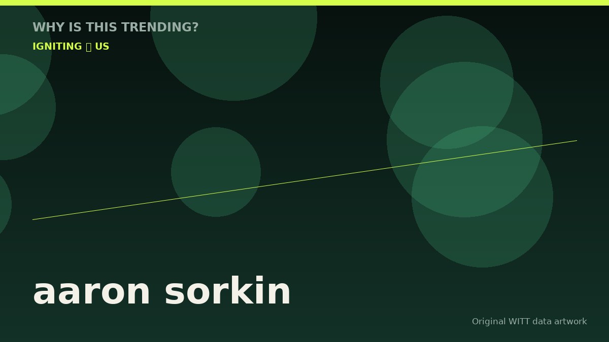 aaron sorkin original attention timeline illustration