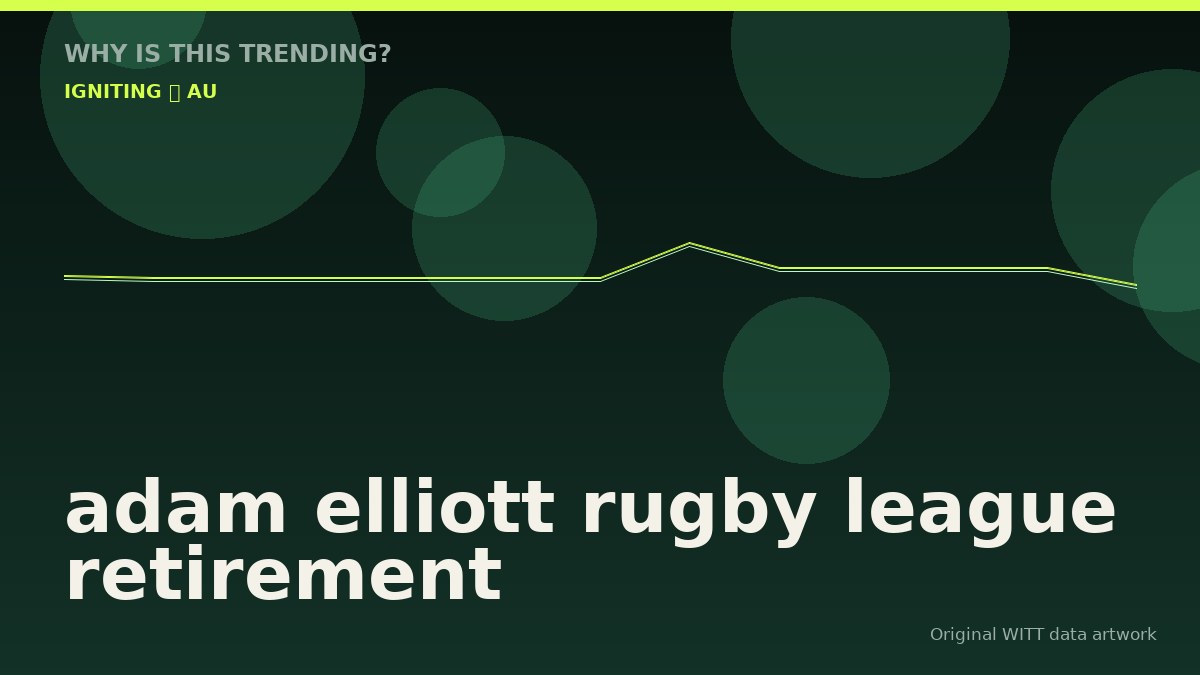 adam elliott rugby league retirement original attention timeline illustration