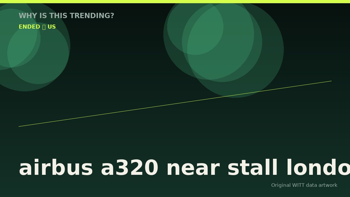 airbus a320 near stall london original attention timeline illustration