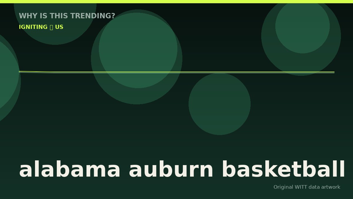 alabama auburn basketball game original attention timeline illustration