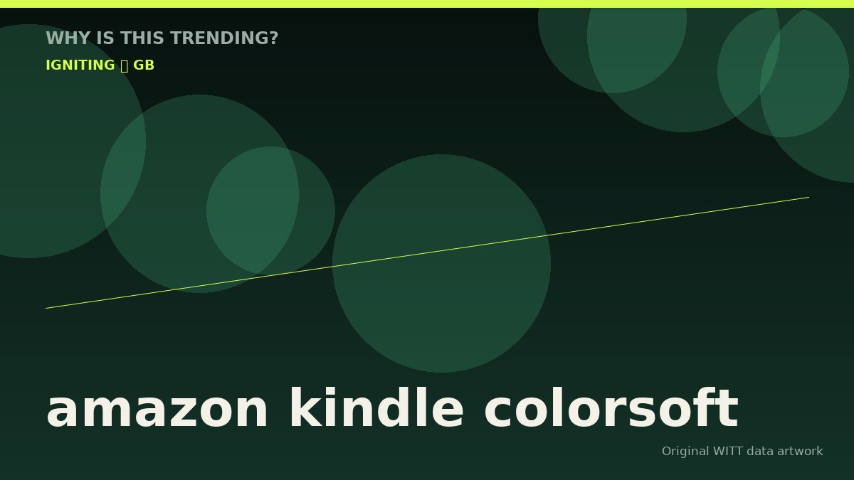 amazon kindle colorsoft original attention timeline illustration
