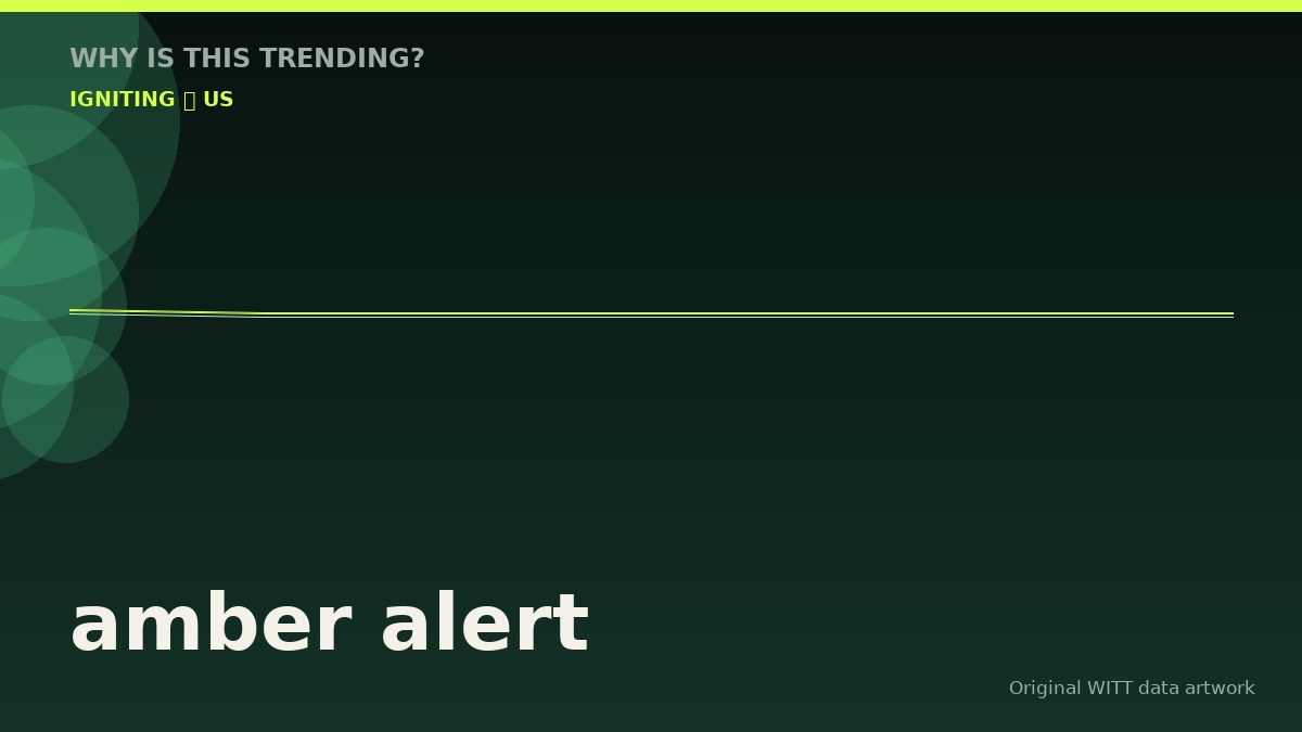 amber alert original attention timeline illustration