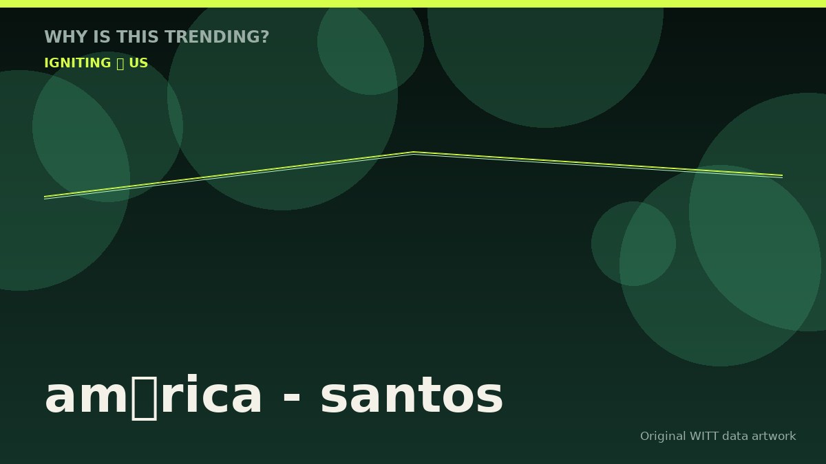américa - santos original attention timeline illustration