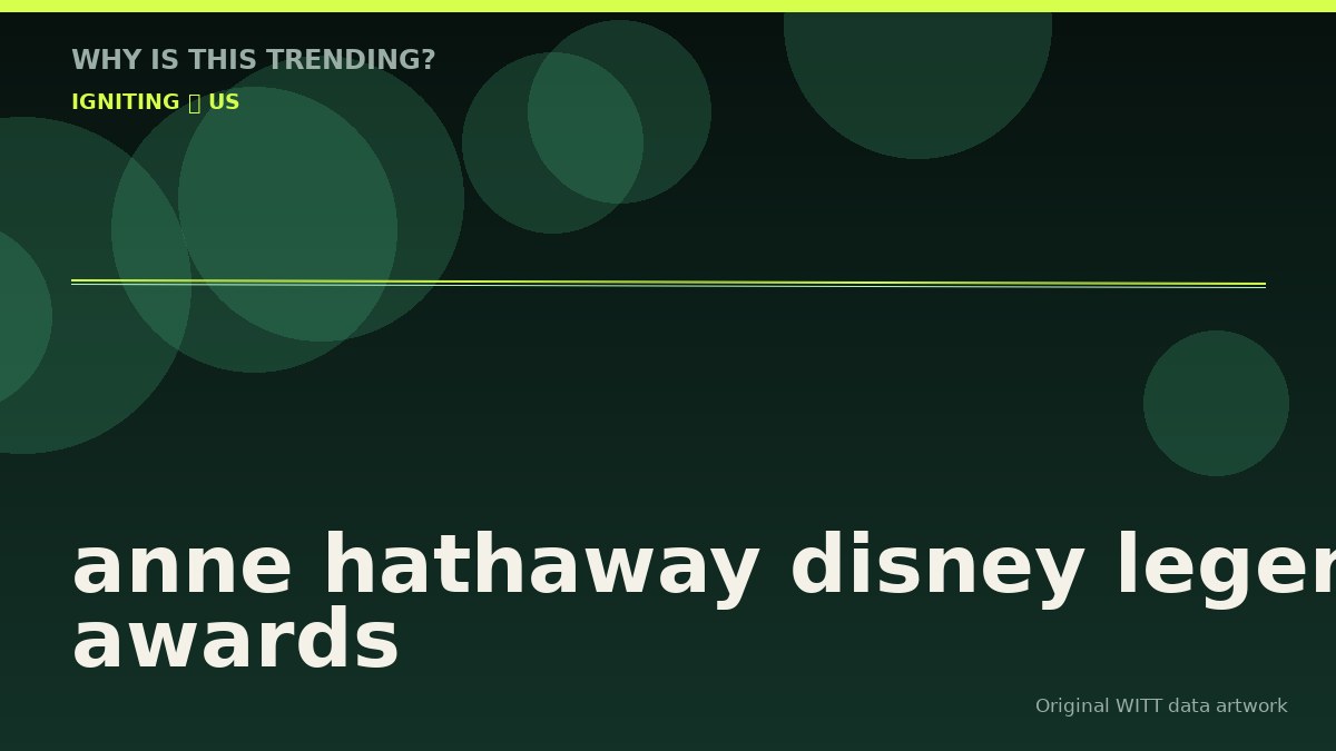 anne hathaway disney legends awards original attention timeline illustration