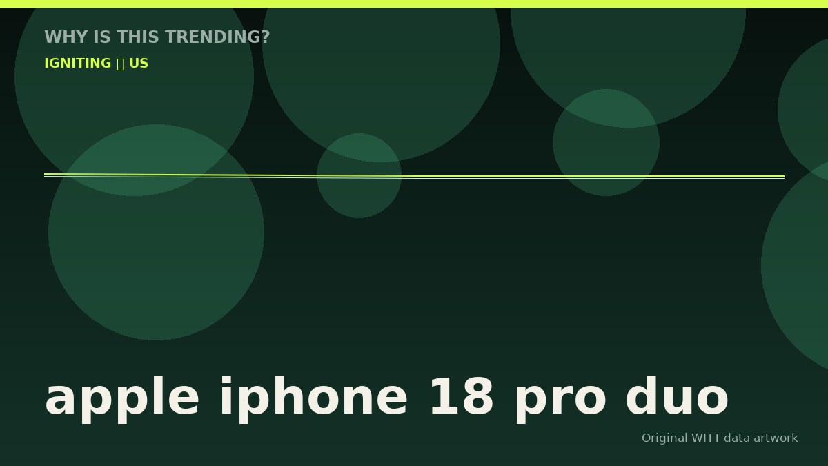 apple iphone 18 pro duo original attention timeline illustration
