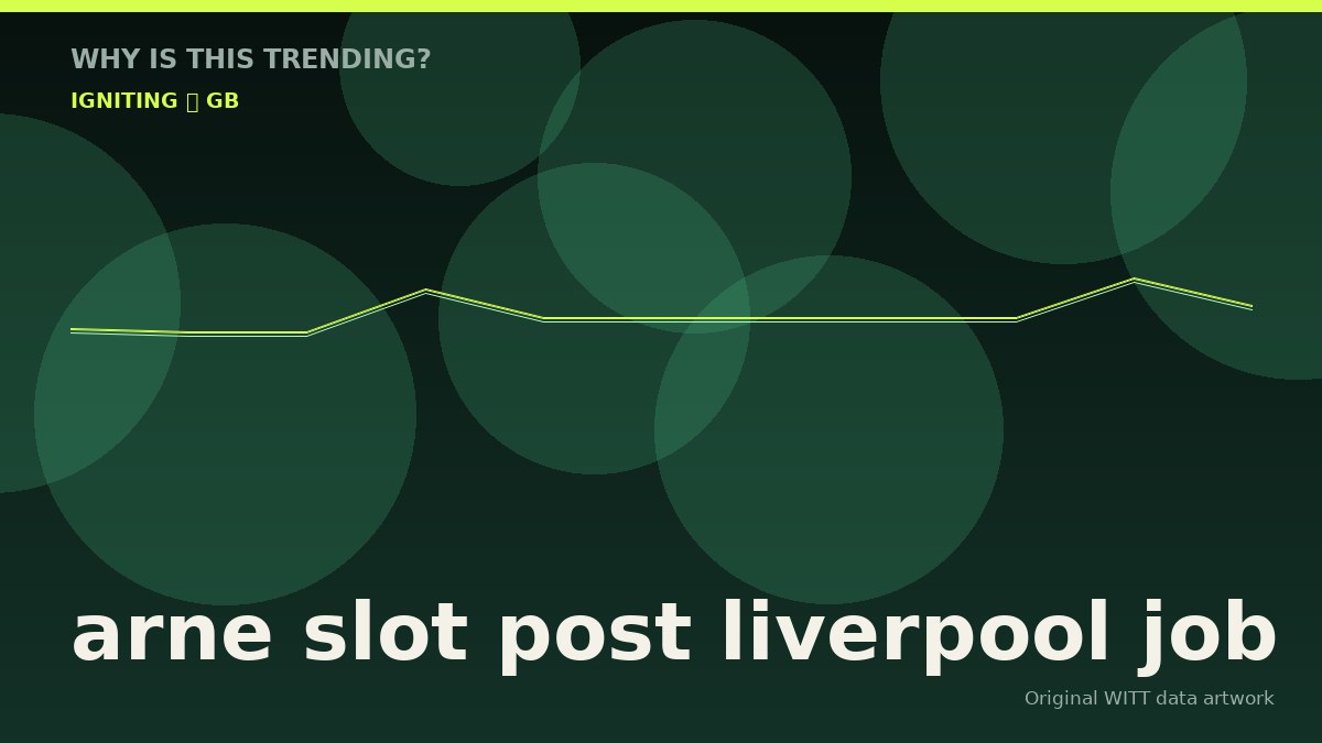 arne slot post liverpool job original attention timeline illustration