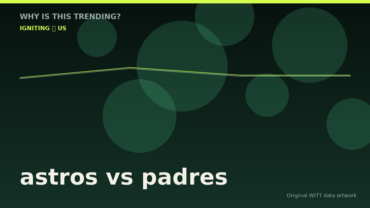 astros vs padres original attention timeline illustration