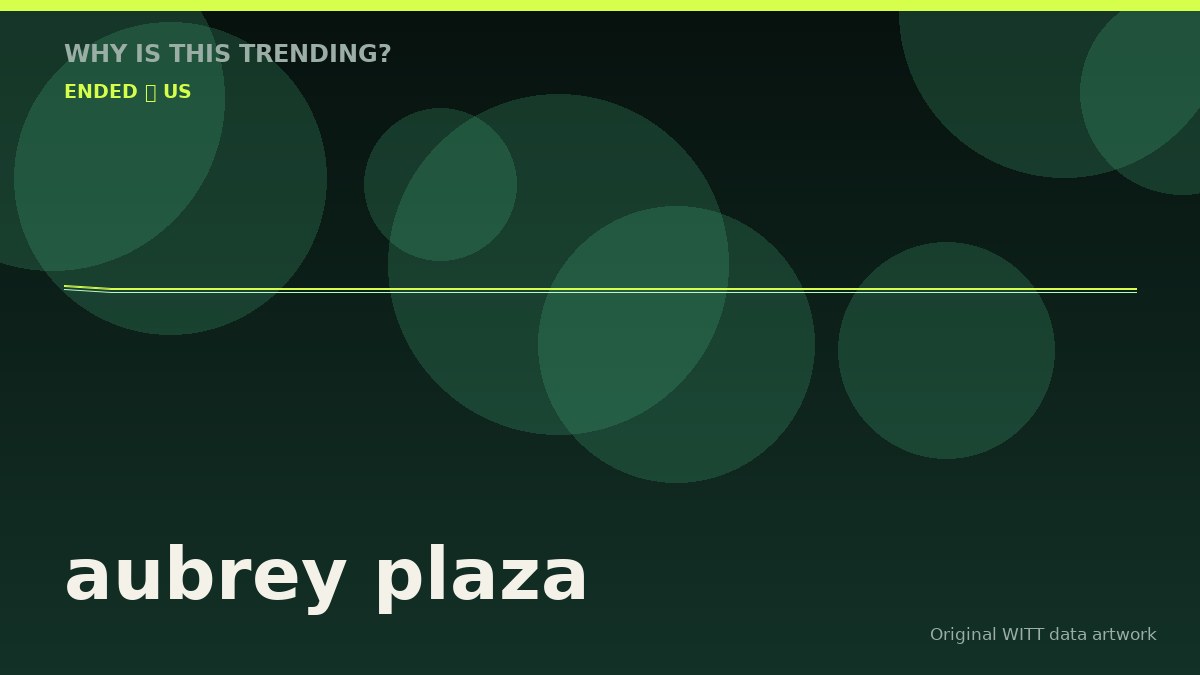 aubrey plaza original attention timeline illustration