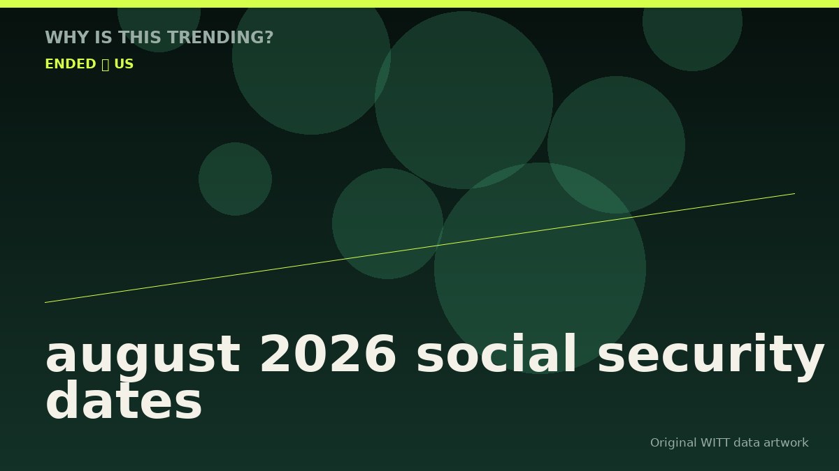 august 2026 social security dates original attention timeline illustration