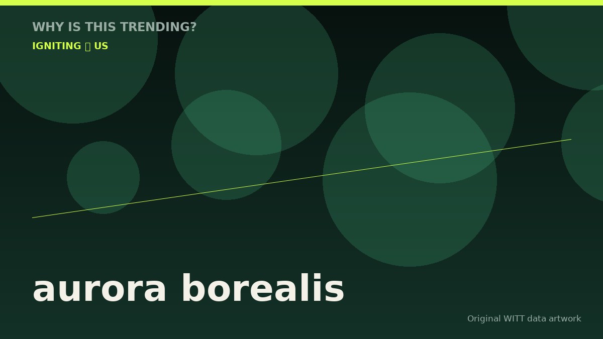 aurora borealis original attention timeline illustration