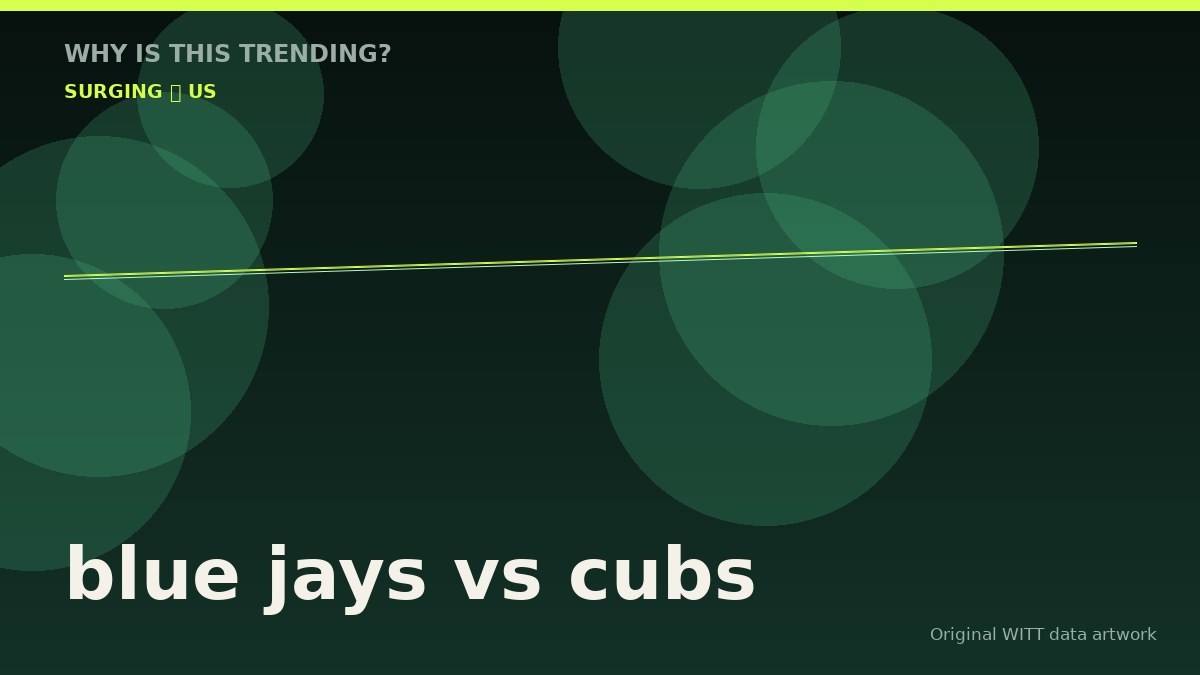blue jays vs cubs original attention timeline illustration
