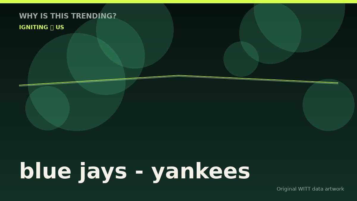 blue jays - yankees original attention timeline illustration