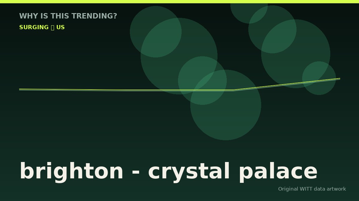 brighton - crystal palace original attention timeline illustration