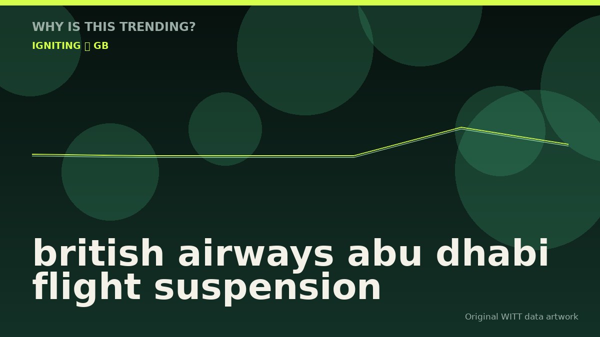british airways abu dhabi flight suspension original attention timeline illustration