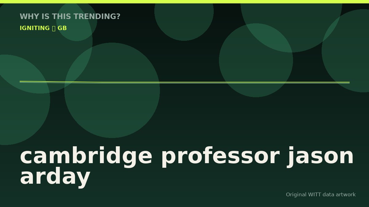 cambridge professor jason arday original attention timeline illustration