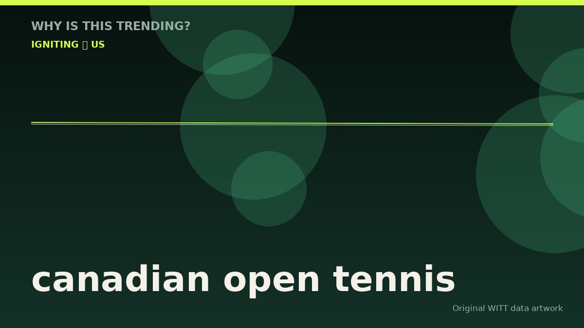 canadian open tennis original attention timeline illustration