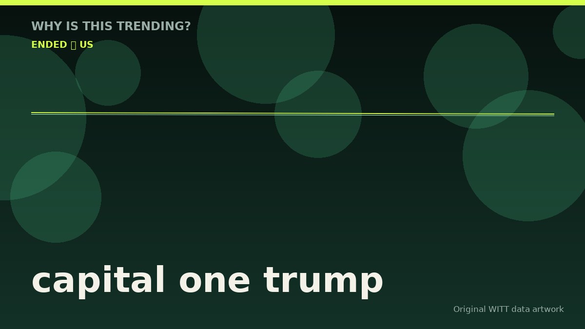capital one trump original attention timeline illustration