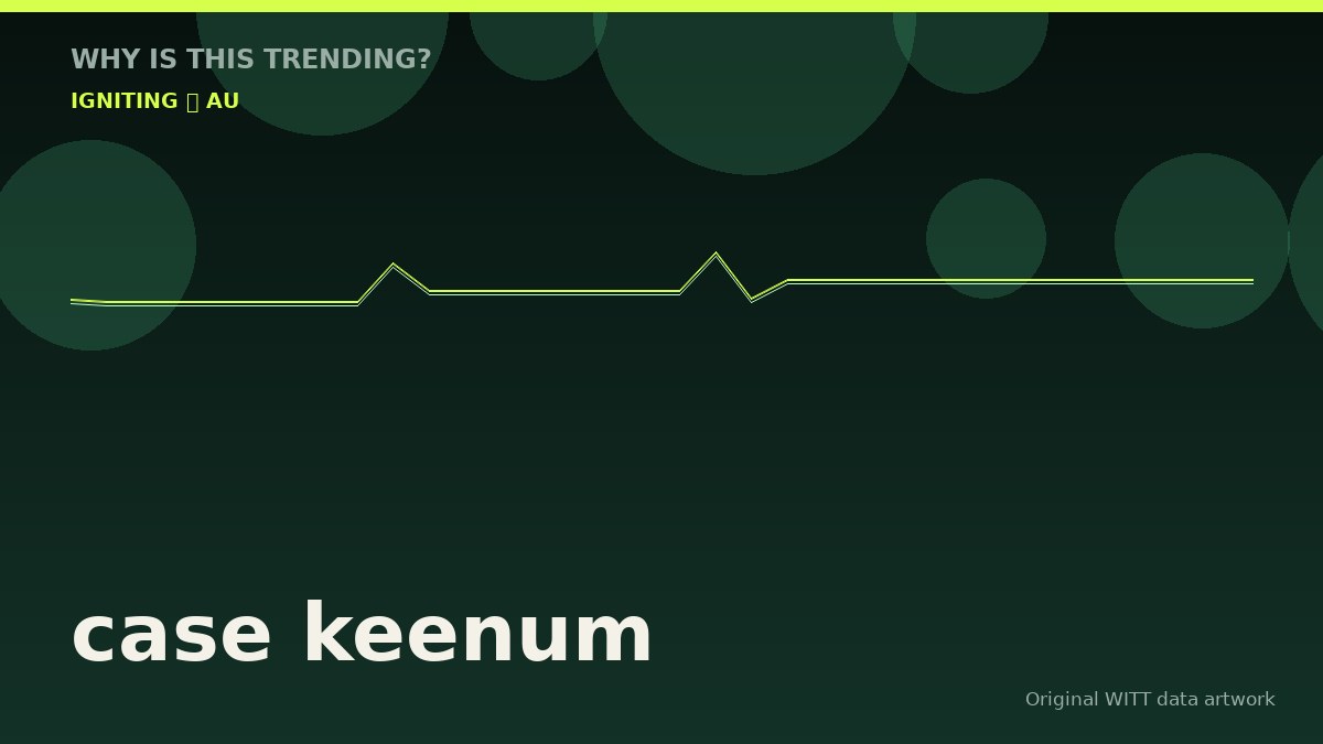 case keenum original attention timeline illustration