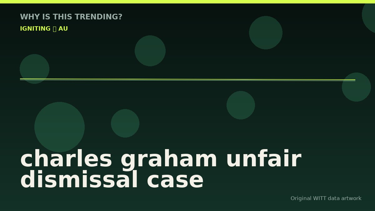 charles graham unfair dismissal case original attention timeline illustration