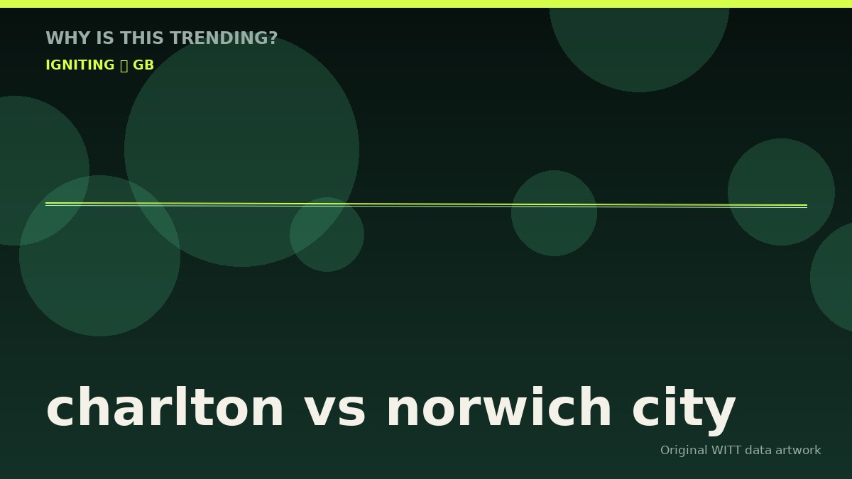 charlton vs norwich city original attention timeline illustration