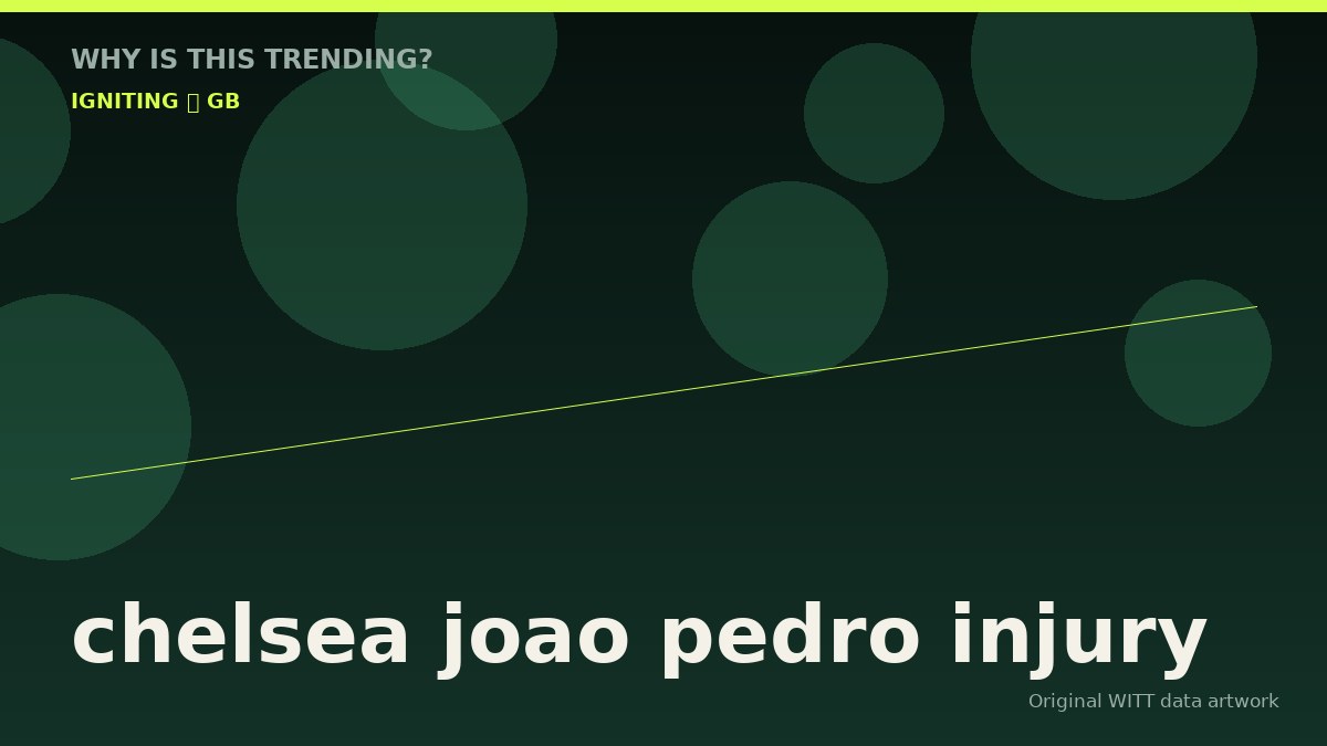 chelsea joao pedro injury original attention timeline illustration