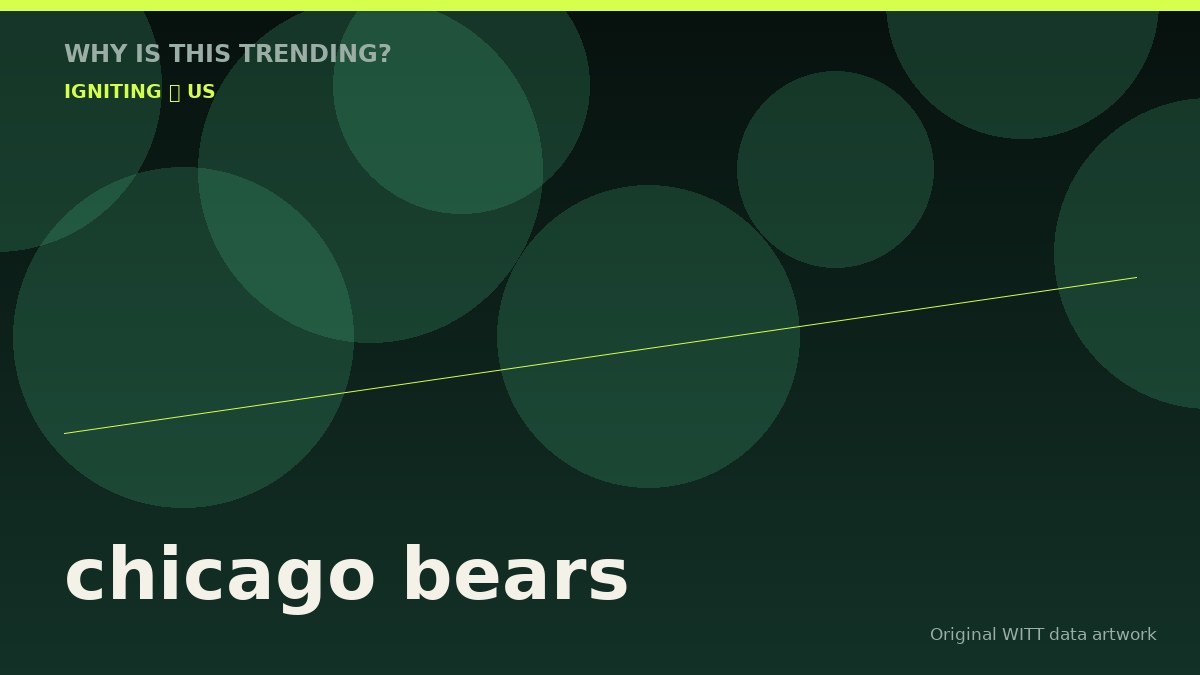 chicago bears original attention timeline illustration