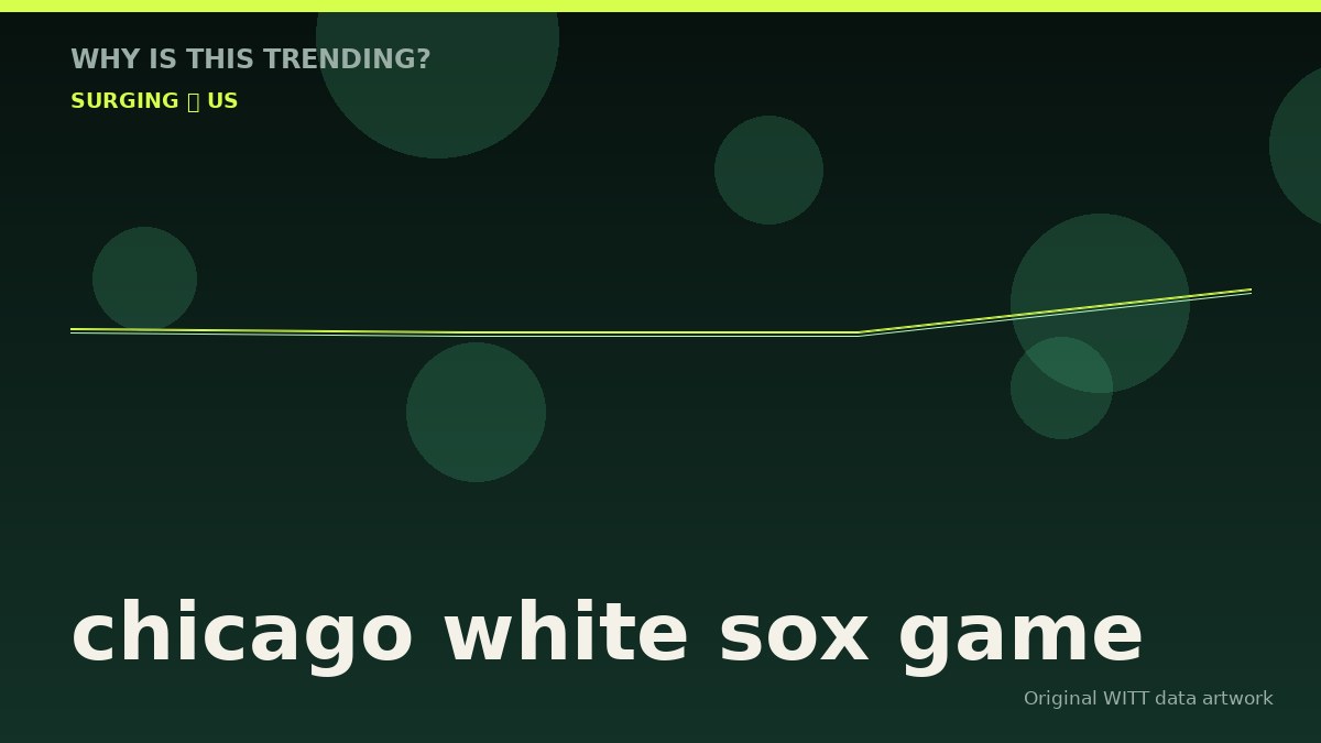 chicago white sox game original attention timeline illustration