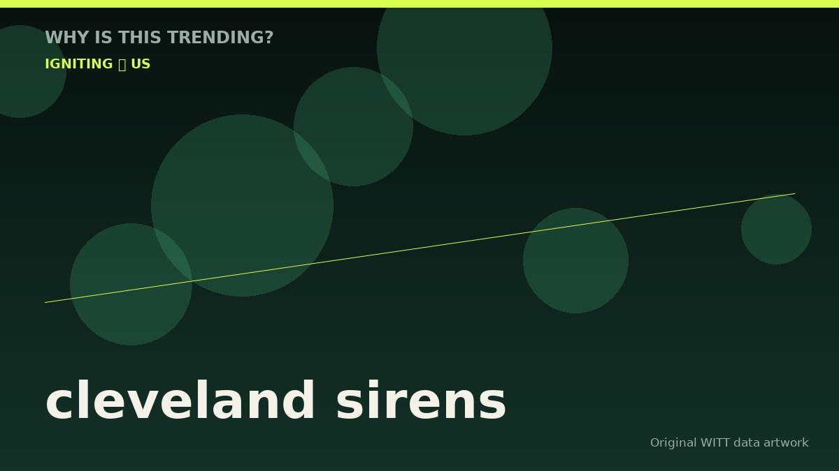 cleveland sirens original attention timeline illustration