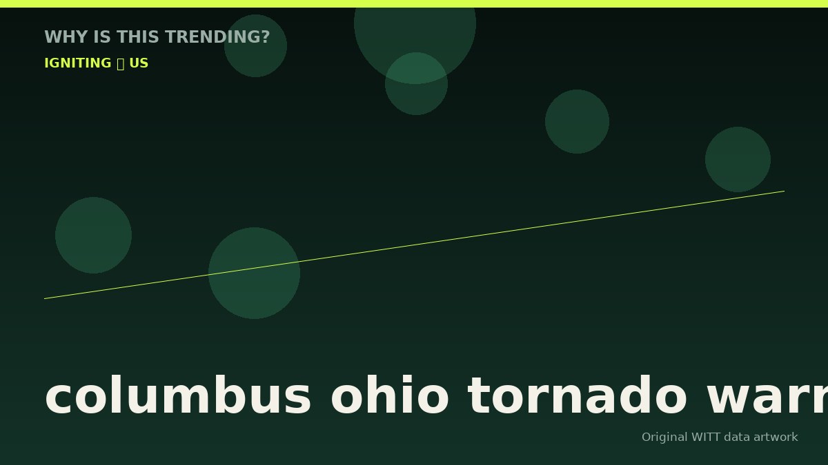 columbus ohio tornado warnings original attention timeline illustration