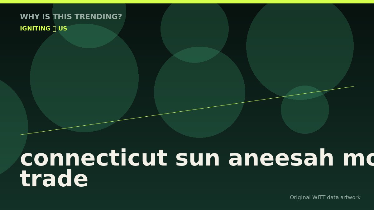 connecticut sun aneesah morrow trade original attention timeline illustration