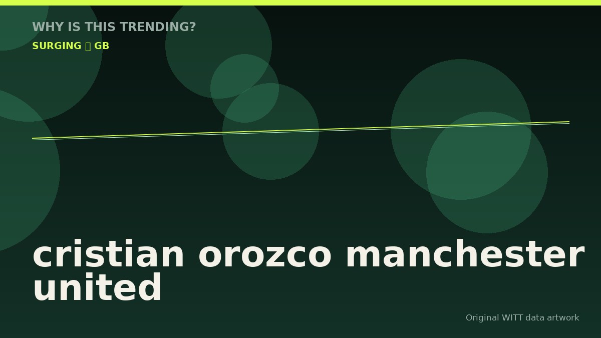 cristian orozco manchester united original attention timeline illustration