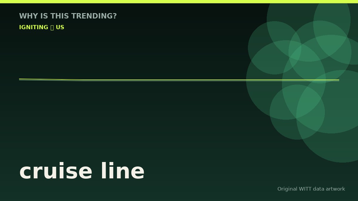 cruise line original attention timeline illustration