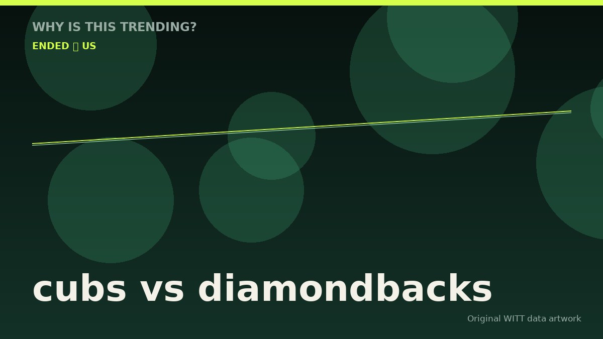 cubs vs diamondbacks original attention timeline illustration