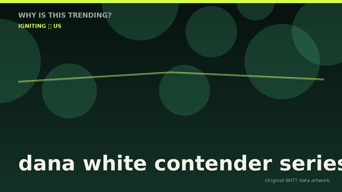 dana white contender series original attention timeline illustration