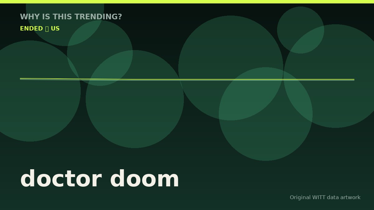 doctor doom original attention timeline illustration