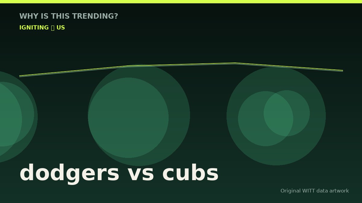 dodgers vs cubs original attention timeline illustration