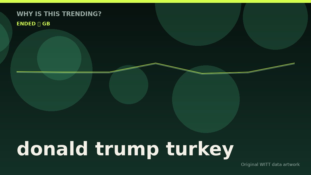 donald trump turkey original attention timeline illustration