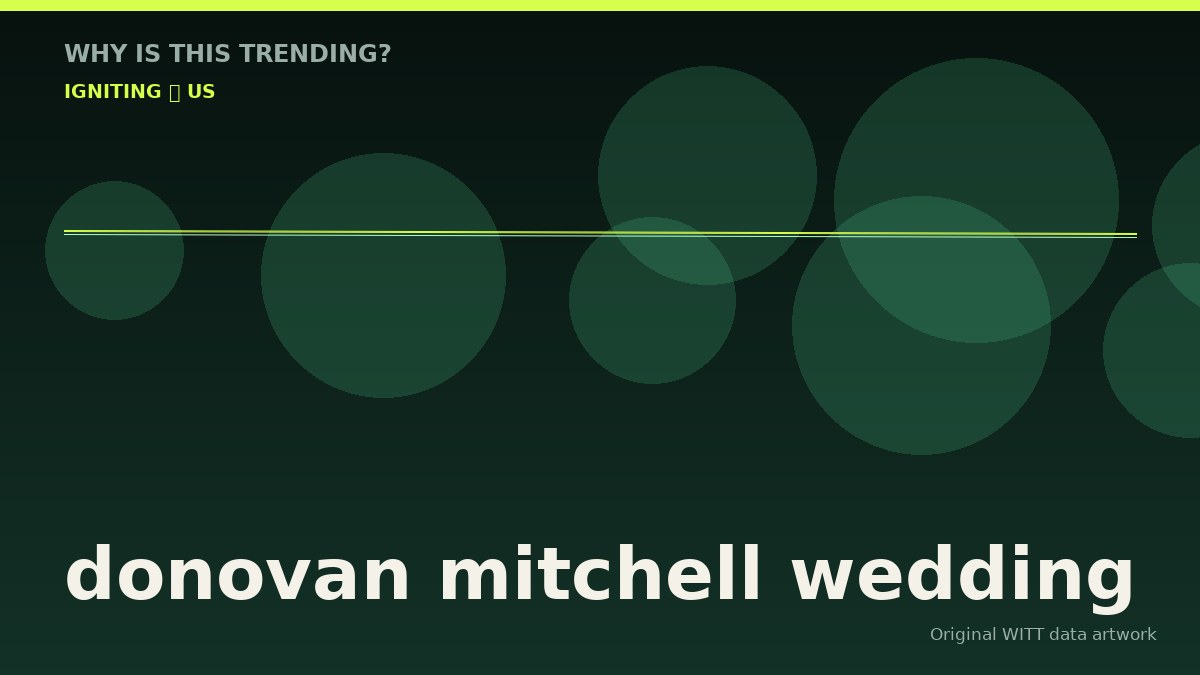 donovan mitchell wedding original attention timeline illustration