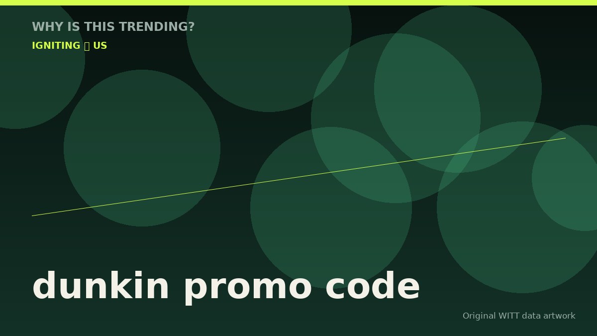dunkin promo code original attention timeline illustration