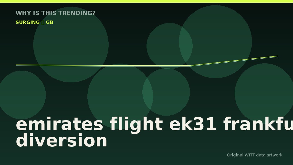 emirates flight ek31 frankfurt diversion original attention timeline illustration