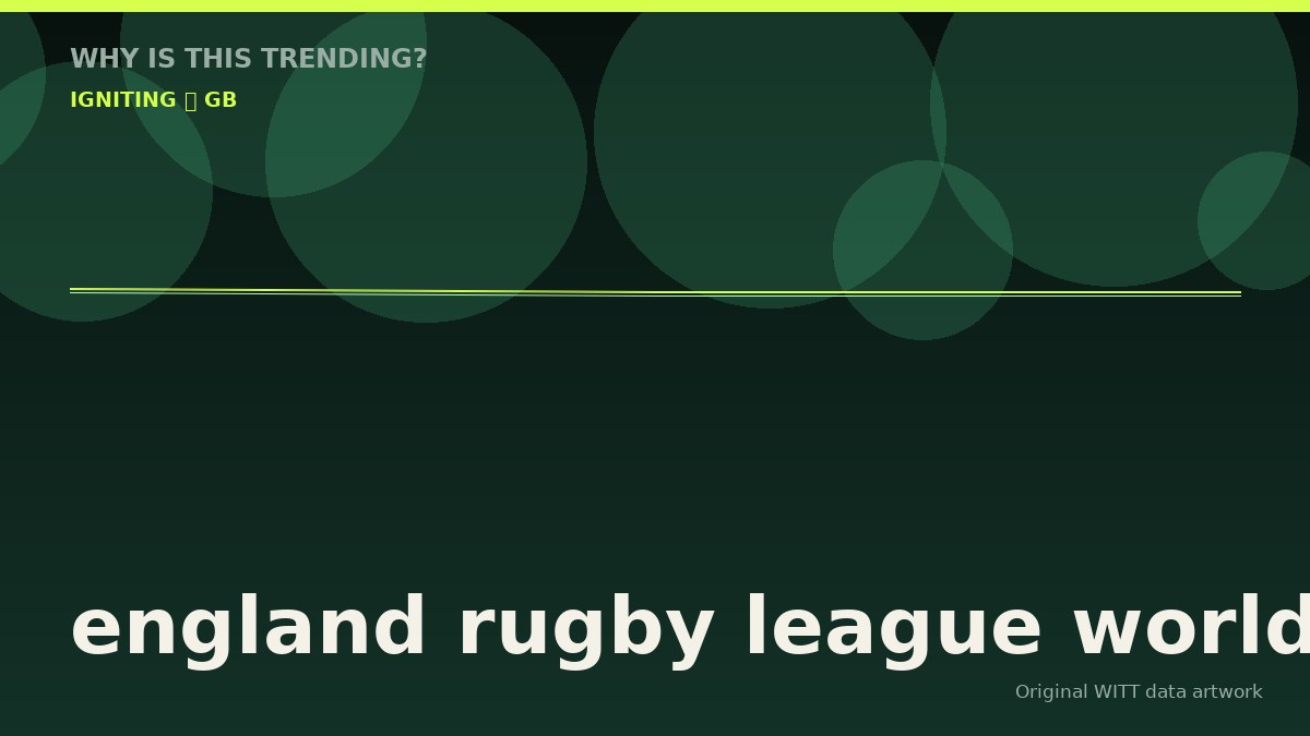england rugby league world cup original attention timeline illustration