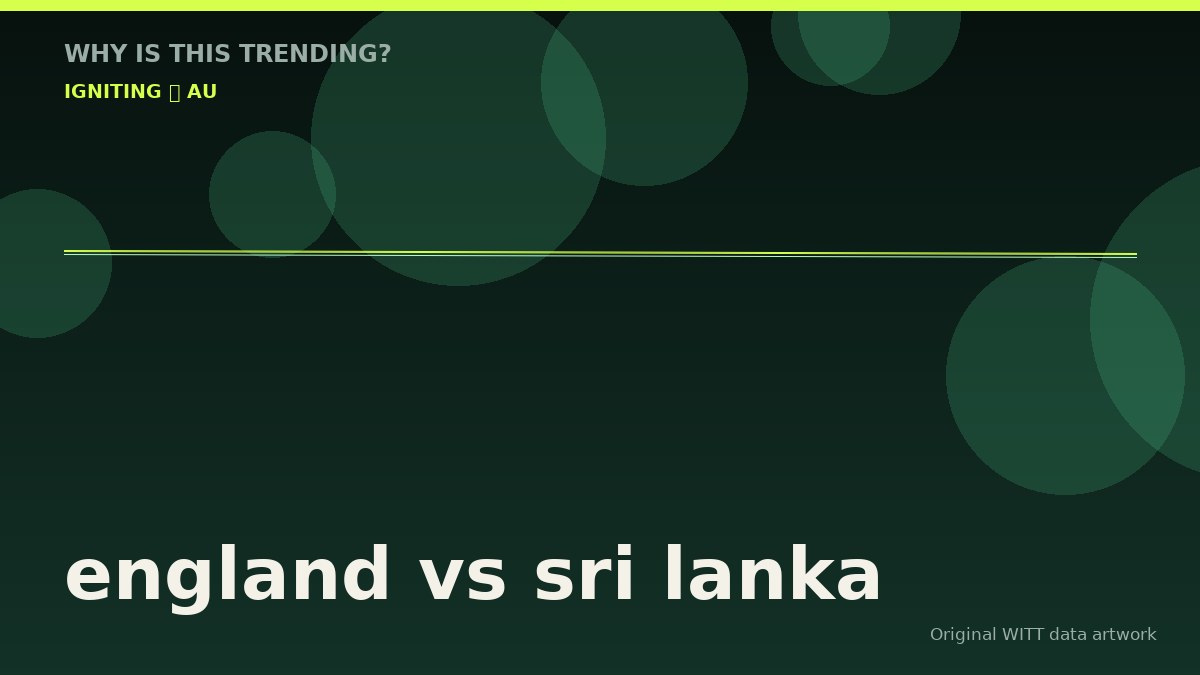 england vs sri lanka original attention timeline illustration