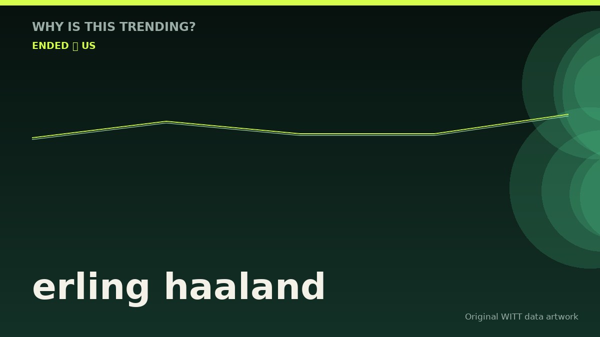 erling haaland original attention timeline illustration