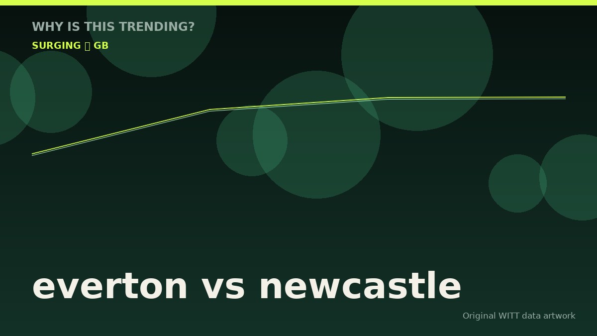 everton vs newcastle original attention timeline illustration