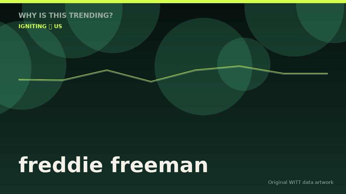 freddie freeman original attention timeline illustration