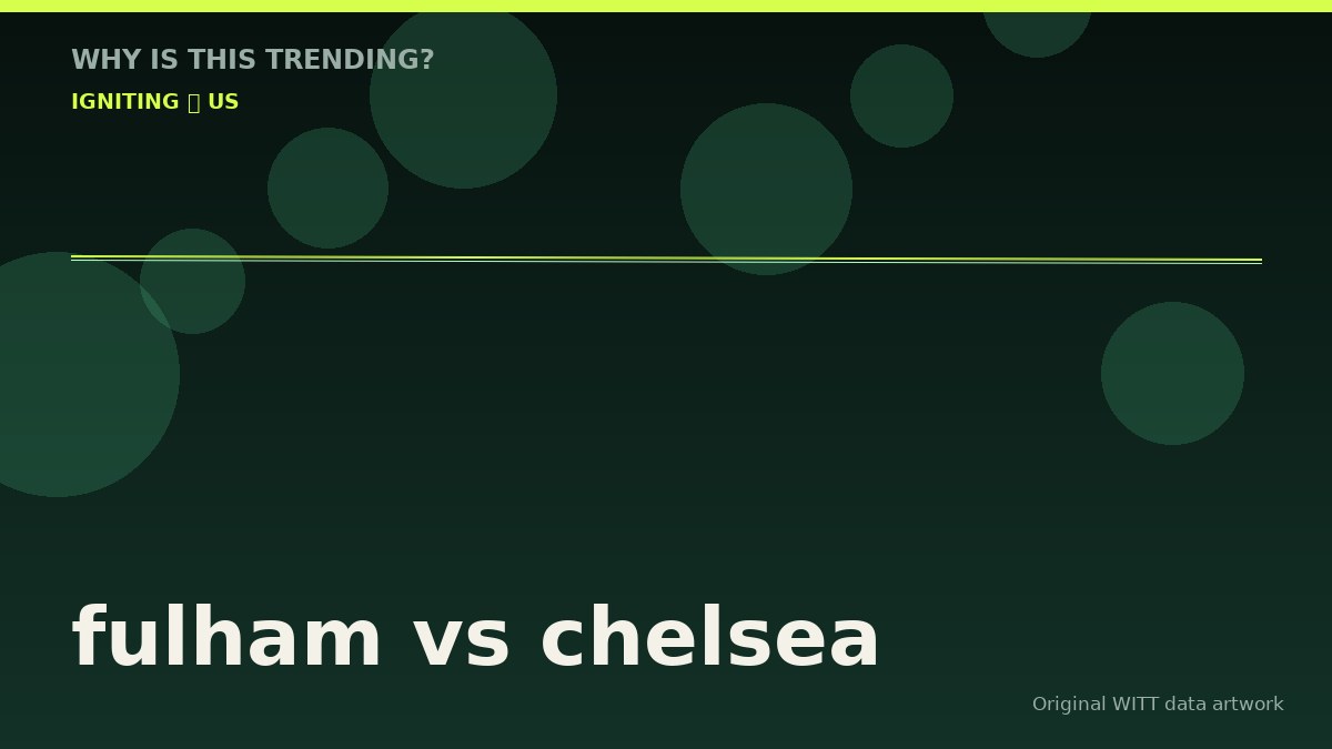 fulham vs chelsea original attention timeline illustration