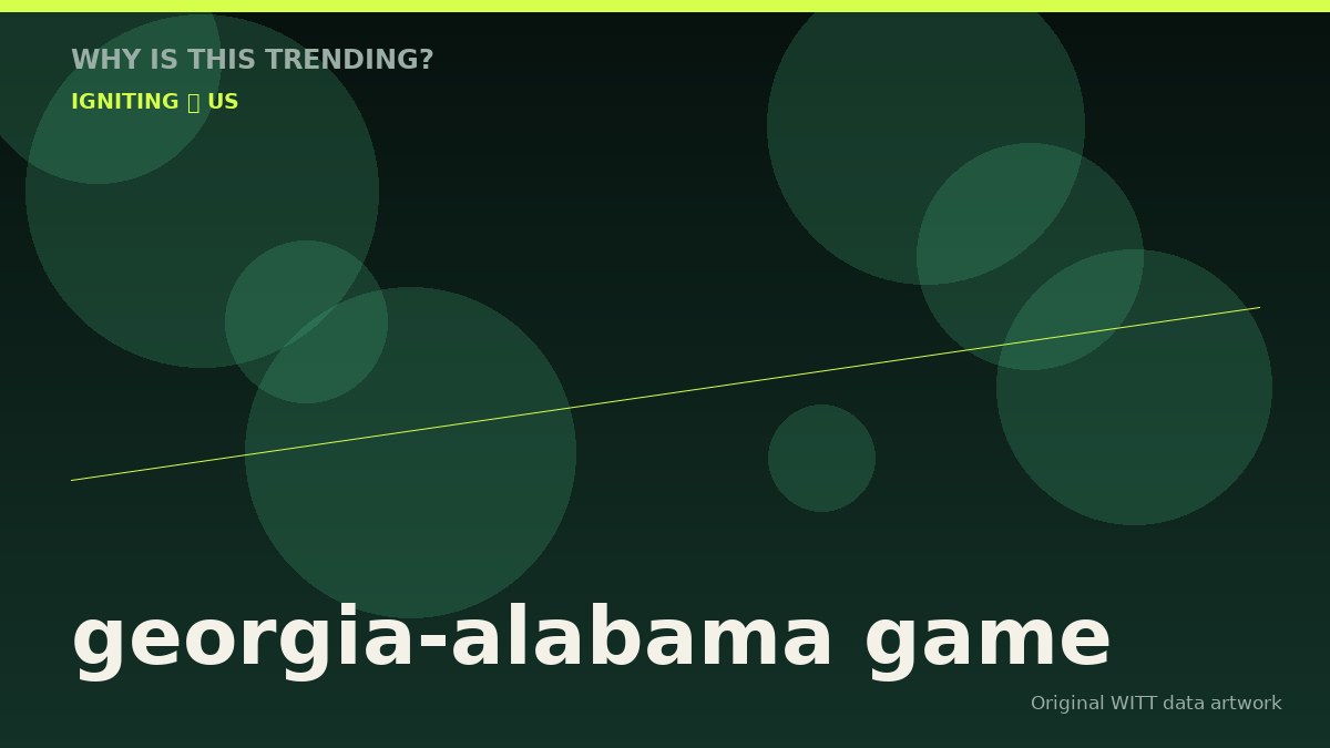 georgia-alabama game original attention timeline illustration