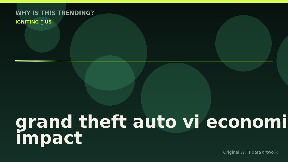 grand theft auto vi economic impact original attention timeline illustration