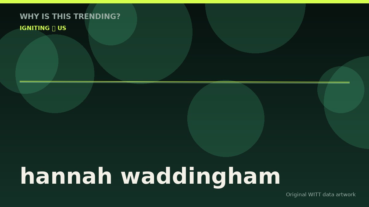 hannah waddingham original attention timeline illustration